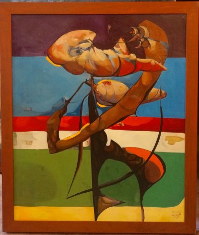 Bather Emerging From The Sea